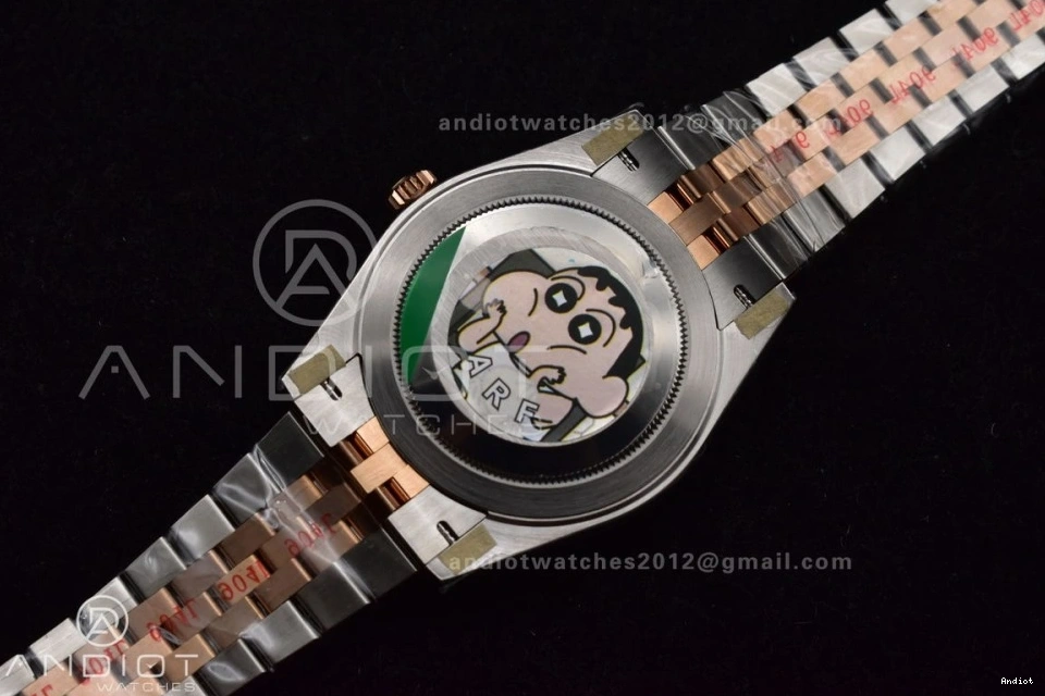 Roman 126333 DateJust 41 ARF Gray Best Dial SS 904L Weight) 1:1 RG Green SS Jubilee on Bracelet (Gain SH3235 Steel Edition RG 0501